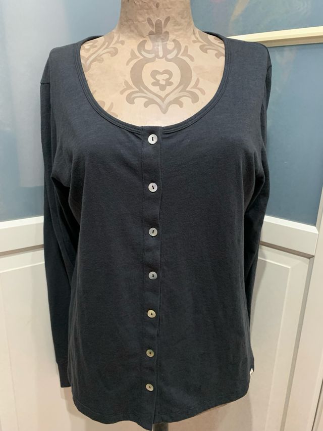 T-shirt nera a manica lunga Rip Curl