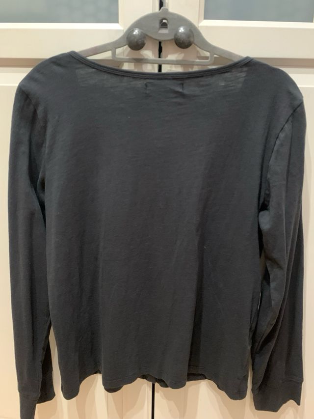 T-shirt nera a manica lunga Rip Curl