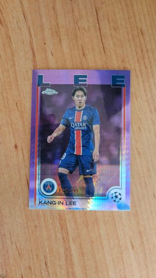 Lee Kang-in #179/299 Topps Chrome 24-25