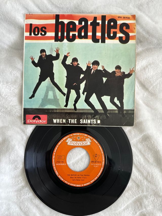 LOS BEATLES EP WHEN THE SAINTS. RARO SPAIN