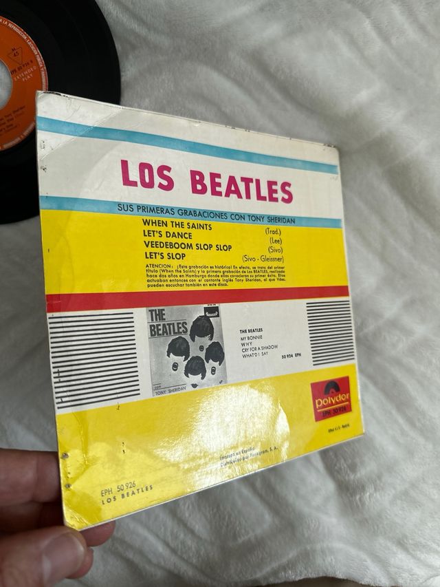 LOS BEATLES EP WHEN THE SAINTS. RARO SPAIN