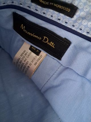 Conjunto Massimo Dutti Hombre - Talla 20