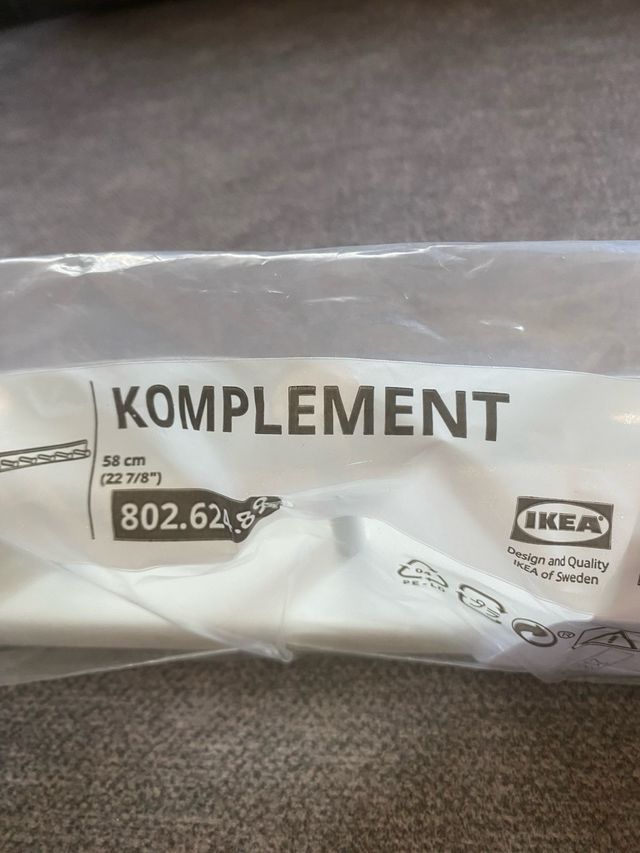Perchero Ikea KOMPLEMENT blanco