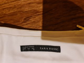 Falda lápiz Zara blanca