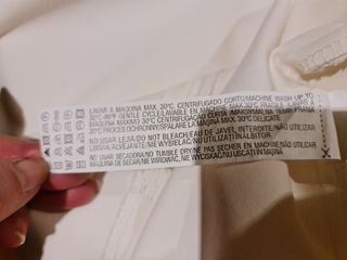 Falda lápiz Zara blanca