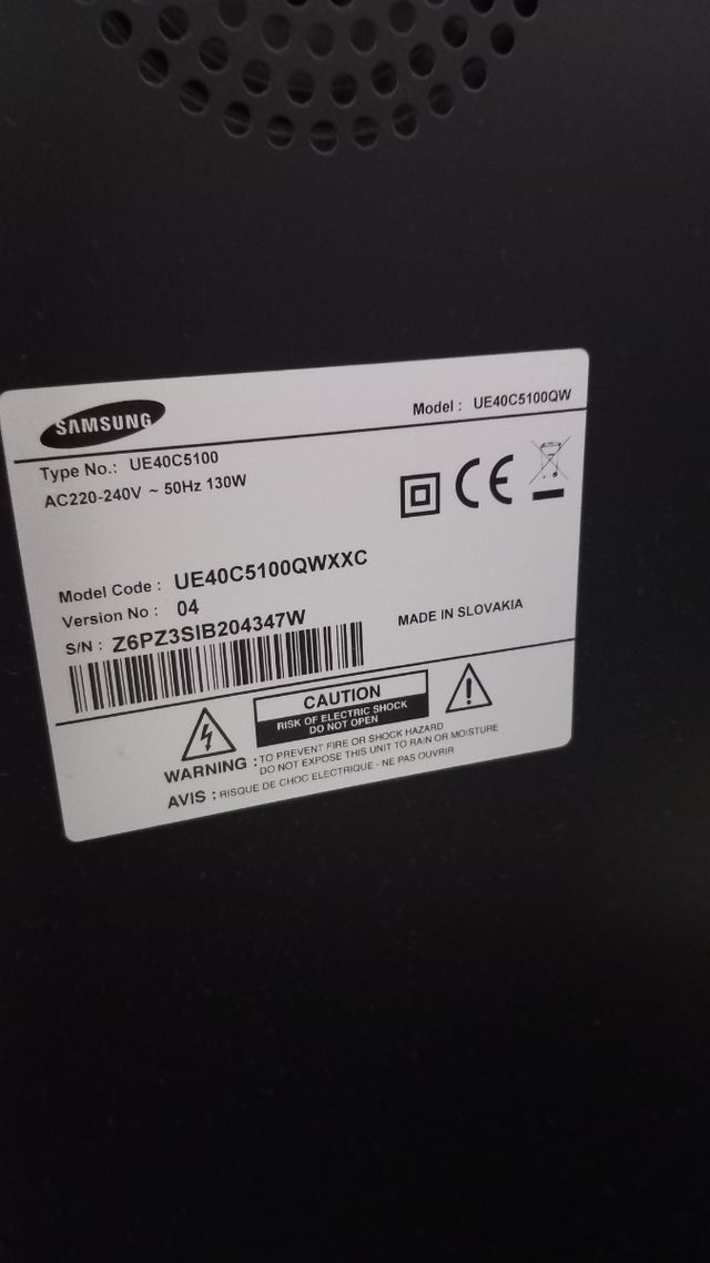 TV Samsung 40" LED UE40C5100