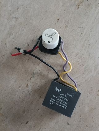 Ventilador techo 3 aspas blanco