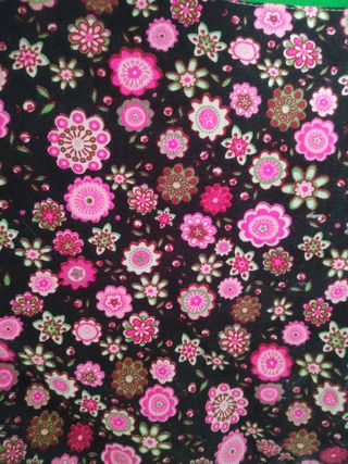 Mochila artesanal flores