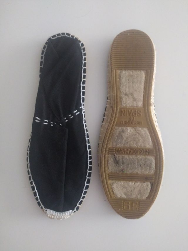 Alpargatas negras
