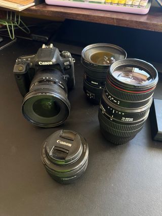 Canon EOS 77D + Objetivos