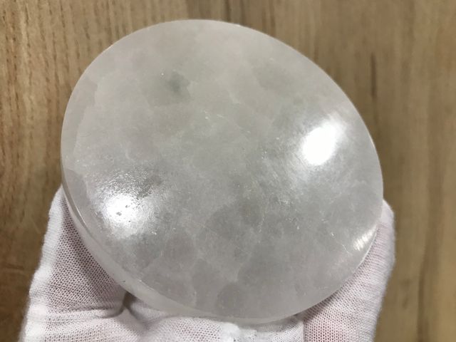 Disco Selenita Natural de (8cm)