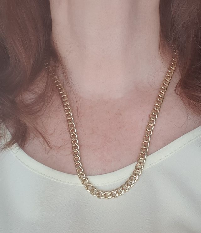 Cadena dorada estilo hip hop