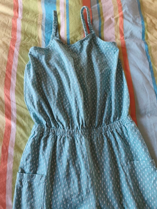 Mono niña Boboli - Tirantes - Azul