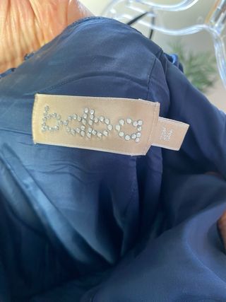 Vestido fiesta azul noche - Talla M