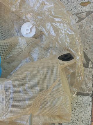 Piscina infantil transparente