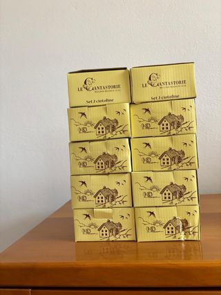 20 ciotole gialle 