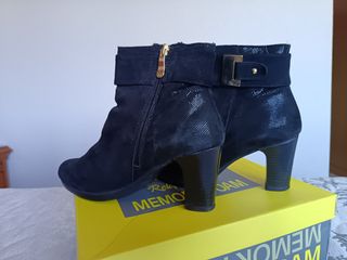Botines negros mujer tacón