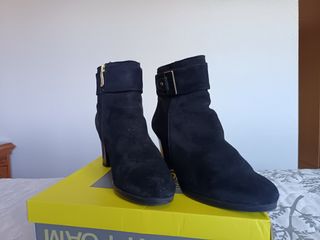 Botines negros mujer tacón