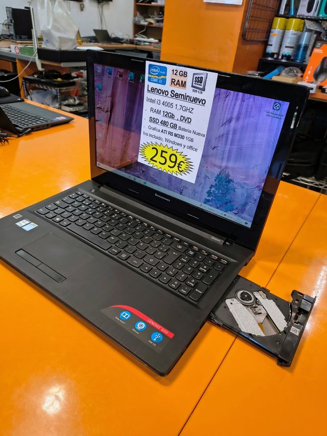 Lenovo G50-12GB RAM-SSD500GB-i3