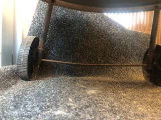 Barbacoa redonda metálica