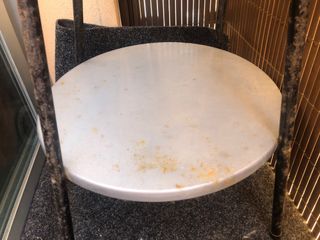 Barbacoa redonda metálica