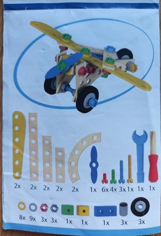 Juego de construcción madera