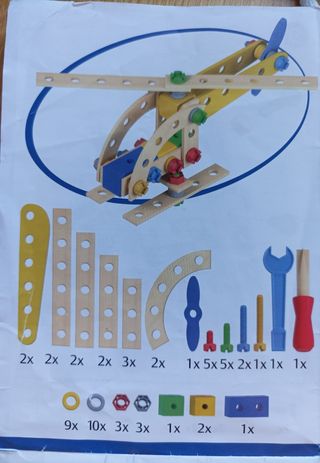 Juego de construcción madera