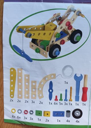 Juego de construcción madera