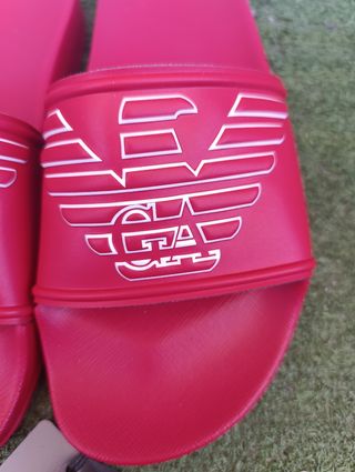 Chanclas Emporio Armani rojas - nuevas
