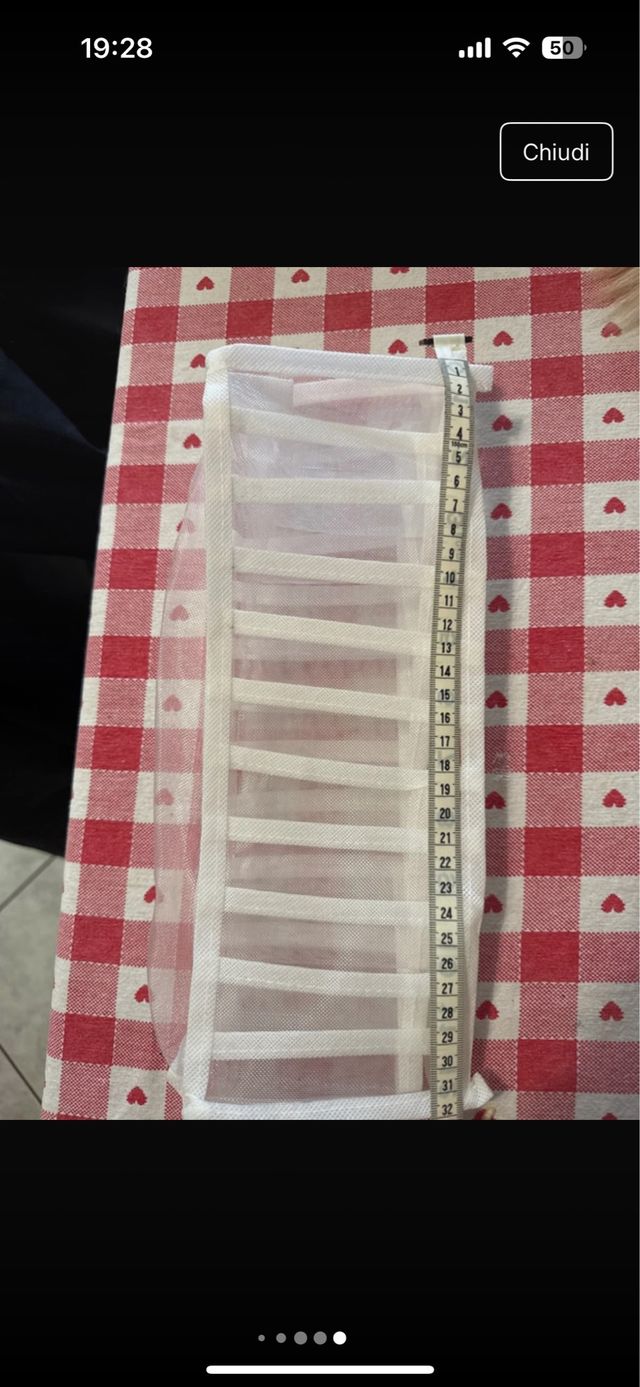 Organizzatori cassetti x biancheria