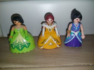 3 Muñecas Playmobil Reinas