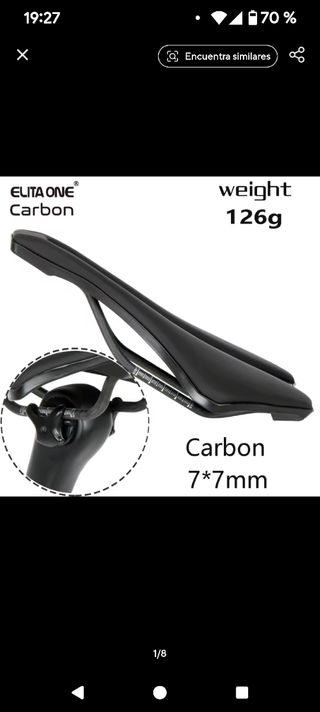 Sillín bici carretera