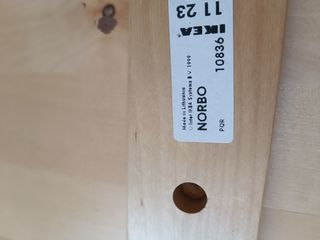 Mesa de madera de pared plegable