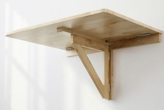 Mesa de madera de pared plegable