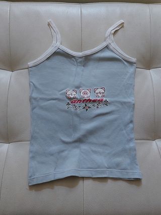 Canotta bimba azzurra - Pigiama