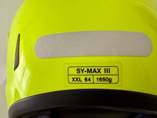 Casco moto HJC modular amarillo