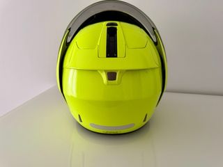 Casco moto HJC modular amarillo