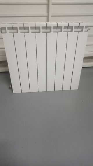 Radiador 8 elementos blanco