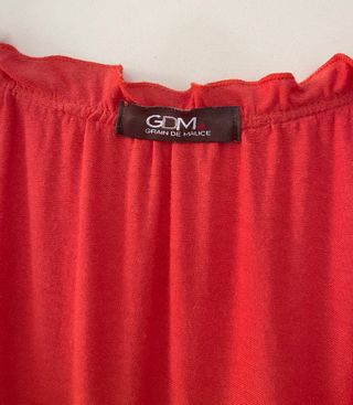 Camiseta Grain de Malice roja T.36-38