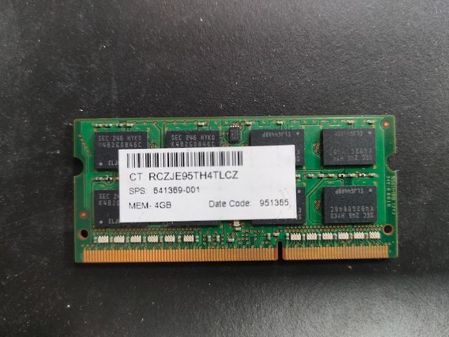 Memoria 4GB RAM SAMSUNG DDR3 1600MHz