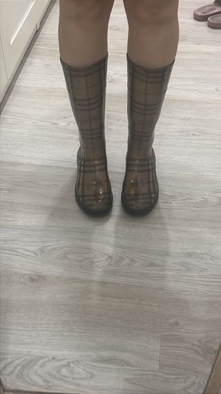 Botas Burberry lluvia Marrón