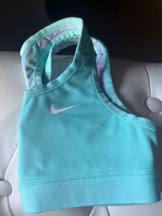 Sujetador deportivo Nike niña - turquesa