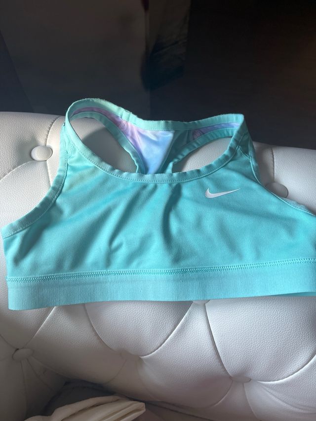 Sujetador deportivo Nike niña - turquesa
