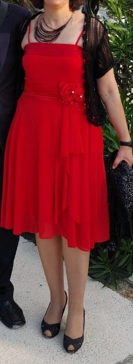 Vestido rojo fiesta
