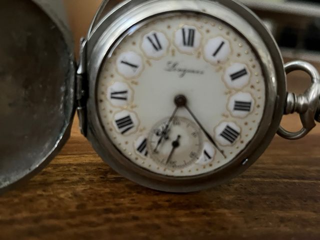 Reloj Longines antiguo plata