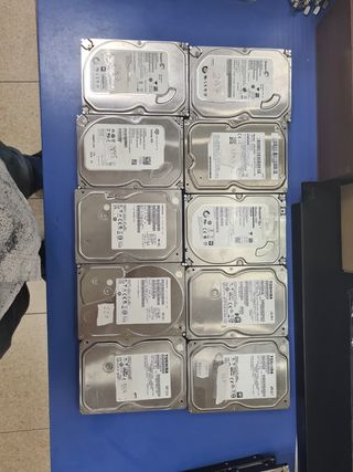 10 discos duros 3,5 de 1tb