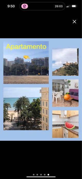 Apartamento playa Cullera