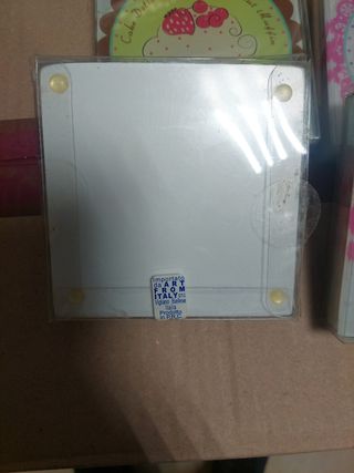 16 Piattini vetro cupcakes