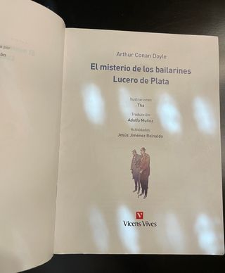 Libro lectura “ El misterio de los bailarines”