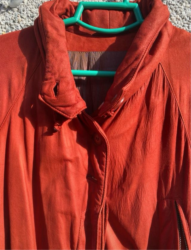Trench rosso vintage